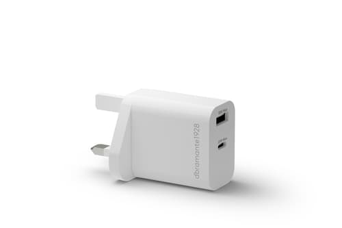 re-charge-UK Wall Chrg USBC25W+USBA18W-W