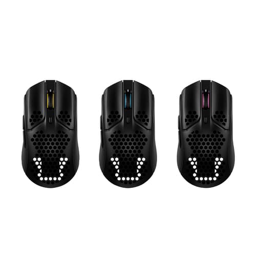 HyperX Pulsefire Haste - Mouse - optical - 6 buttons - wireless - 2.4 GHz - USB wireless receiver - black - for Victus by HP Laptop 16, Laptop 14, 15, 17, Pavilion x360 Laptop, Pro 290 G9 — view 3