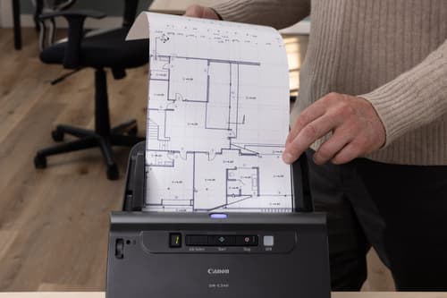 Canon imageFORMULA DR-C240 - Document scanner - CMOS / CIS - Duplex - Legal - 600 dpi x 600 dpi - up to 45 ppm (mono) / up to 30 ppm (colour) - ADF (60 sheets) - up to 4000 scans per day - USB 2.0 — view 17
