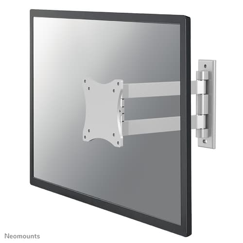 Neomounts FPMA-W820 - Bracket - full-motion - for LCD display - silver - screen size: 10"-27" - wall-mountable