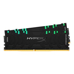 HyperX Predator RGB - DDR4 - kit - 32 GB: 2 x 16 GB - DIMM 288-pin - 3600 MHz / PC4-28800 - CL17 - 1.35 V - unbuffered - non-ECC - black