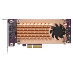 QNAP QM2-2S-220A - Storage controller - SATA - low profile - PCIe 2.0 x2 - for QNAP TS-1232, 1277, 253, 453, 473, 677, 832, 853, 877, 977, TVS-2472, 473, 673, 872, 873