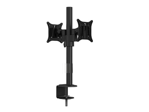 *Non Cancellable/Non Returnable (NCNR)* VESA DESKMOUNT DUAL B2B BLACK — view 1