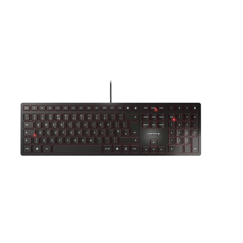 CHERRY KC 6000 SLIM - Keyboard - USB - UK - key switch: CHERRY SX - black