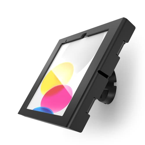 Compulocks Swell iPad 10th-11th (A16) Gen Swell Enclosure Bow Tilting Wall Mount Black - Mounting kit (enclosure) - exposed front/back camera and sensors - for tablet - tilt - lockable - aluminium - black - wall-mountable - for Apple 10.9-inch iPad Wi-Fi + Cellular, 10.9-inch iPad Air Wi-Fi, Wi-Fi + Cellular