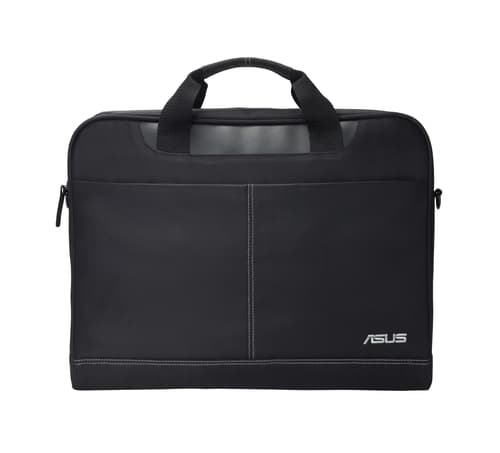 ASUS Nereus Carry Bag, 16", Handle wrap, Water resistant, removable shoulder strap, adjustable shoulder strap, Polyester, Black — view 1