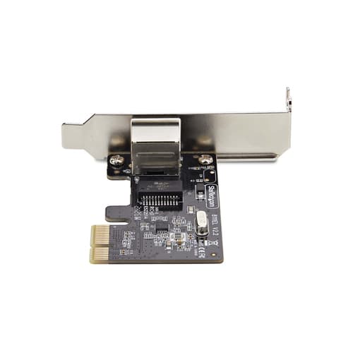 StarTech.com 1-Port Gigabit PCIe Network Adapter Card, TAA Compliant - Network adapter - PCIe low profile - Gigabit Ethernet x 1 - black - TAA Compliant — view 5