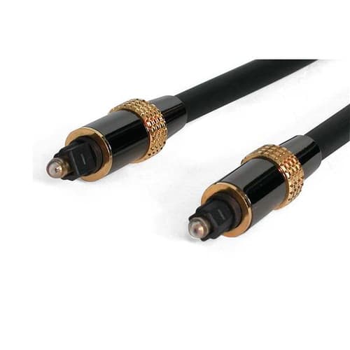 StarTech.com 20 ft. (6.1 m) Digital Optical Audio Cable - Toslink Digital Optical SPDIF - Premium - Male/Male - Optical Audio Cable (TOSLINK20) - Digital audio cable (optical) - SPDIF - TOSLINK male to TOSLINK male - 6.1 m - fibre optic - for P/N: FPCEILPTBLP, FPCEILPTBSP, FPWARTB1M, FPWFXBAT, FPWTLTBAT, STNDMTV70, STNDMTVDUO
