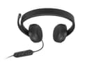 Lenovo 5000 - Headset - on-ear - wired - USB-C - black - Certified for Microsoft Teams thumbnail 4