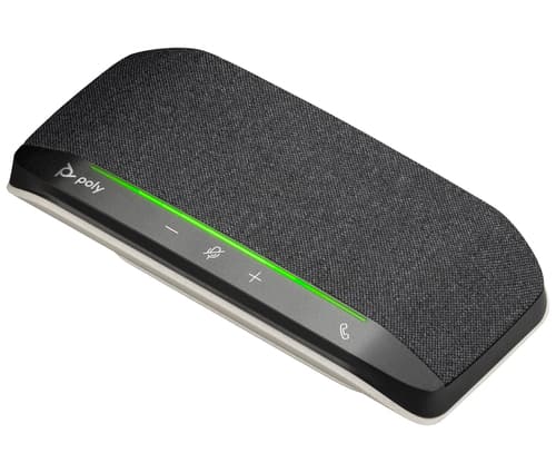Poly Sync 10 - Speakerphone hands-free - wired - USB-A, USB-C - silver — view 7