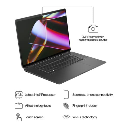16-AA0001NA  U7 155H 16GB W11 BLK — view 12