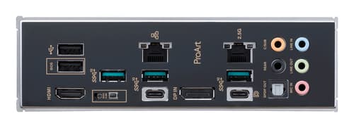 ASUS ProArt B650-CREATOR - Motherboard - ATX - Socket AM5 - AMD B650 Chipset - USB 3.2 Gen 1, USB 3.2 Gen 2, USB-C 3.2 Gen2, USB-C 3.2 Gen 2x2 - Gigabit LAN, 2.5 Gigabit LAN - onboard graphics (CPU required) - HD Audio (8-channel) — view 8