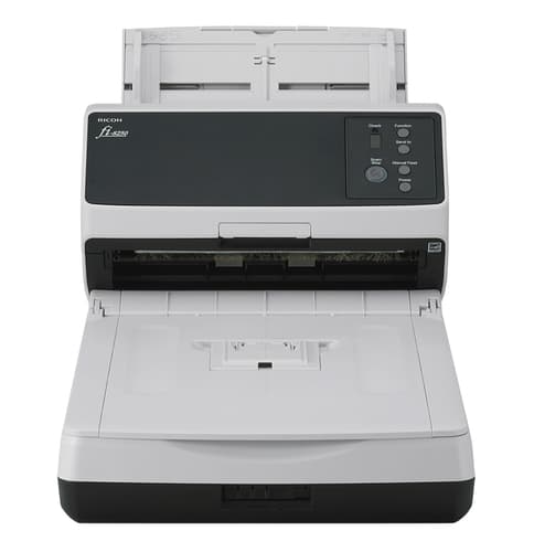 Ricoh fi-8250 fi 8250 fi8250 - Document scanner - flatbed: CCD / ADF: dual CIS - Duplex - 216 x 355.6 mm - 600 dpi x 600 dpi - up to 50 ppm (mono) / up to 50 ppm (colour) - ADF (100 sheets) - up to 8000 scans per day - Gigabit LAN, USB 3.2 Gen 1