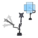 StarTech.com - Mounting kit (arm assembly, VESA mount, C-clamp) - adjustable arm with mechanical spring - for Monitor - plastic, steel - black - screen size: up to 40" - desk-mountable, grommet thumbnail 5