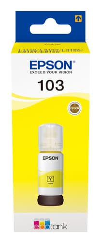 Epson 103 - 65 ml - yellow - original - ink refill - for EcoTank L3150, L3151, L5190