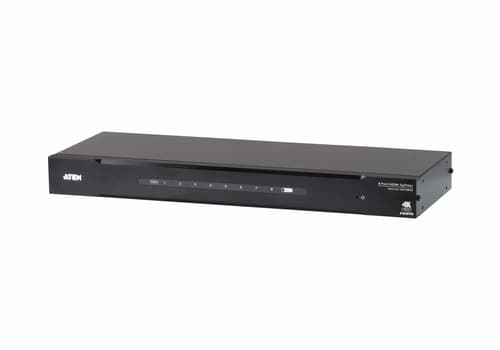 ATEN VanCryst VS0108HB - Video/audio splitter - 8 x HDMI - desktop, rack-mountable