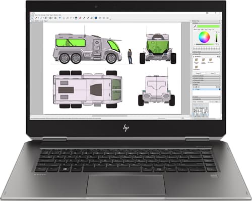 HP ZBook Studio x360 G5 Mobile Workstation - Flip design - Intel Core i9 - 9880H / up to 4.8 GHz - Win 10 Pro 64-bit - Quadro P2000 - 16 GB RAM - 512 GB SSD NVMe, TLC - 15.6" IPS touchscreen 3840 x 2160 (Ultra HD 4K) - Wi-Fi 5 - kbd: UK