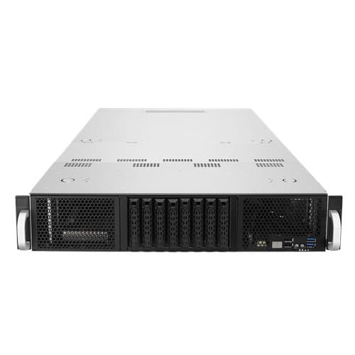ASUS - Server - rack-mountable 2U - 2-way - no CPU - RAM 0 GB - SATA/PCI Express - hot-swap 2.5" bay(s) - no HDD - Gigabit Ethernet - no OS - monitor: none - black