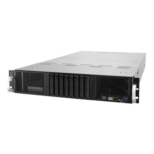 ASUS - Server - rack-mountable 2U - 2-way - no CPU - RAM 0 GB - SATA/PCI Express - hot-swap 2.5" bay(s) - no HDD - Gigabit Ethernet - no OS - monitor: none - black — view 4