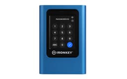 Kingston IronKey Vault Privacy 80 - SSD - encrypted - 1920 GB - external (portable) - USB 3.2 Gen 1 (USB-C connector) - 256-bit AES-XTS, FIPS 197 - TAA Compliant