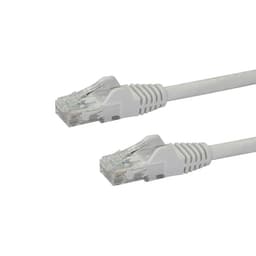 "STARTECH 15 FT WHITE SNAGLESS CAT6