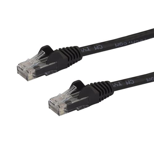 "STARTECH 35 FT BLACK SNAGLESS CAT6