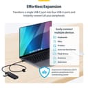 4-Port USB-C Hub 5Gbps Bus Powered thumbnail 2