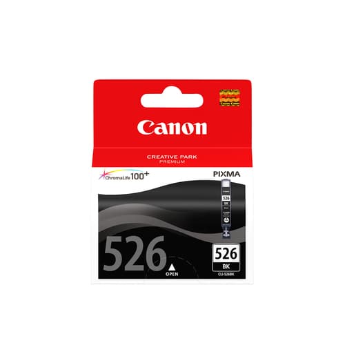 Canon CLI-526 BK - 4540B001 - 1 x Black - Ink tank - For PIXMA iP4950,iX6550,MG5250,MG5350,MG6150,MG6250,MG8150,MG8250,MX715,MX885,MX895