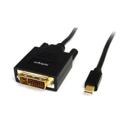 StarTech.com 6 ft Mini DisplayPort to DVI Cable - M/M - MDP to DVI Cable - MiniDP to DVI - Mini DP to DVI Converter (MDP2DVIMM6) - DisplayPort cable - Mini DisplayPort (M) to DVI-D (M) - 1.8 m - black