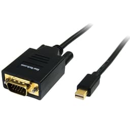 StarTech.com 6 ft. (1.8 m) Mini Displayport to VGA Cable - 1920x1200 / 1080p - Thunderbolt Compatible - VGA Monitor Cable (MDP2VGAMM6) - Video converter - VGA - DisplayPort - black