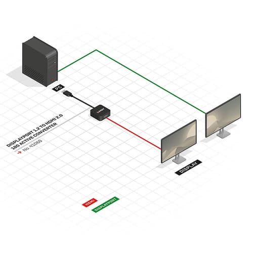 DP 1.2 TO HDMI 18G ACTIVE CONVERTER — view 5
