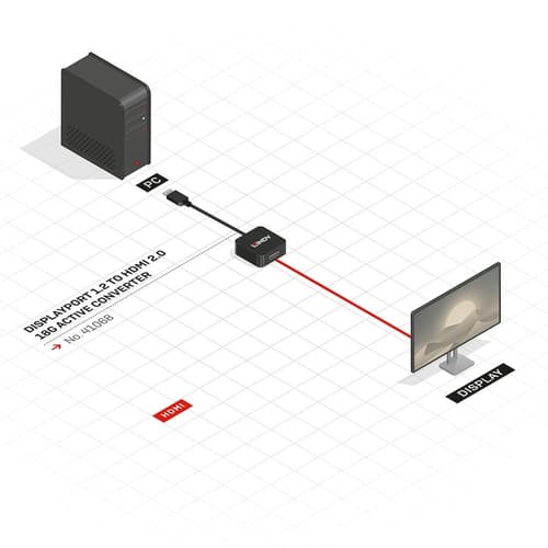 DP 1.2 TO HDMI 18G ACTIVE CONVERTER — view 6