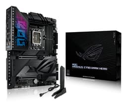 ASUS ROG MAXIMUS Z790 DARK HERO - Motherboard - ATX - LGA1700 Socket - Z790 Chipset - USB 3.2 Gen 1, USB 3.2 Gen 2, USB4, USB-C 3.2 Gen2, USB-C 3.2 Gen 2x2 - 2.5 Gigabit LAN, Wi-Fi, Bluetooth - onboard graphics (CPU required) - HD Audio (8-channel)