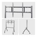 Easel-Style TV Cart/Stand for 100"/220lb thumbnail 2