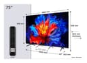 TCL 75P8K-UK 75 SMART 4K ULTRA HD H thumbnail 2
