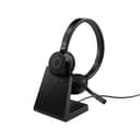 Jabra Evolve 65 TE Stereo - Headset - on-ear - Bluetooth - wireless - USB-A via Bluetooth adapter - noise isolating - UC certified thumbnail 1