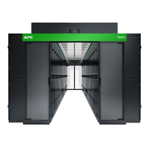 APC NetShelter - Rack cooling system aisle containment sliding door - dual - floor mountable - black — view 4