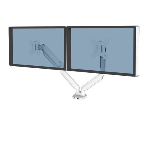 PLATINUM SERIES DUAL MONITOR ARM WHI — view 1