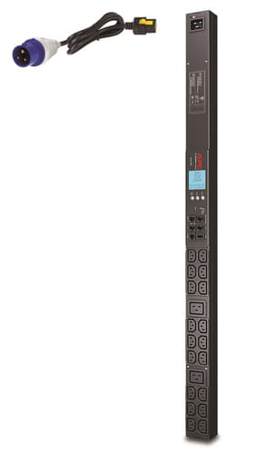 Rack PDU 2G, Metered, ZeroU, 16A, 230V, (18) C13 & (2) C19, IEC309 Cord — view 1