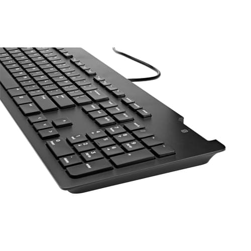HP Business Slim - Keyboard - USB - Norwegian - black — view 1
