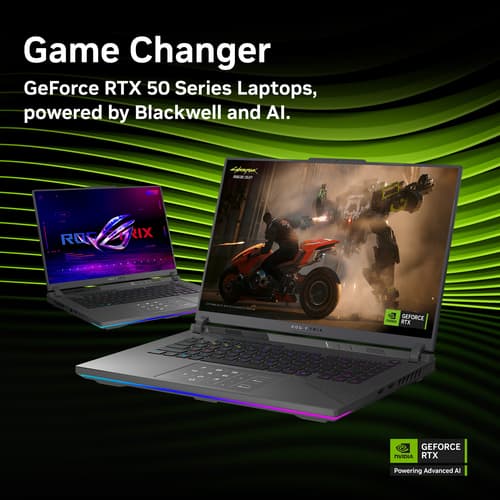 ASUS ROG Strix G16 G614PM-RV007W - AMD Ryzen 9 - 8940HX / up to 5.3 GHz - Win 11 Home - GeForce RTX 5060 - 16 GB RAM - 1 TB SSD NVMe - 16" 1920 x 1200 @ 165 Hz - Gigabit Ethernet - Wi-Fi 6E, Bluetooth - eclipse grey — view 23