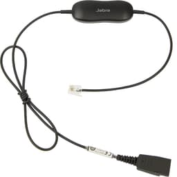Jabra GN1216 - Headset cable - Quick Disconnect plug to RJ-9 male - 80 cm - for Avaya one-X Deskphone Edition 96XX, Jabra GN 2000, GN2000, BIZ 2400, 2400 3in1, GN2000