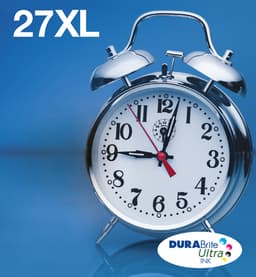 Epson Ink Cartridges, DURABrite" Ultra, 27XL, Alarm clock, Multipack, 1 x 10.4 ml Yellow, 1 x 10.4 ml Magenta, 1 x 10.4 ml Cyan, XL