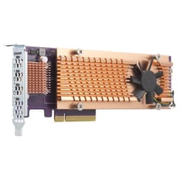 QNAP QM2-4P-384 - Storage controller - PCIe 3.0 - low profile - PCIe 3.0 x8 - for QNAP TS-1273, 1277, 473, 677, 873, 877, 977, EC1280, TVS-2472, 473, 673, 872, 873, 882