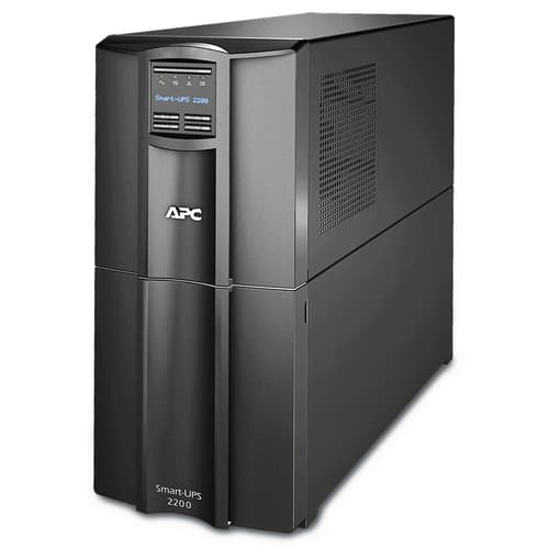 APC Smart-UPS SMT2200IC - UPS - AC 220/230/240 V - 1980 Watt - 2200 VA - Lead Acid - RS-232, USB - output connectors: 9 - black - with APC SmartConnect