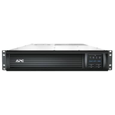 APC Smart-UPS 3000VA LCD RM - UPS (rack-mountable) - AC 230 V - 2700 Watt - 3000 VA - Ethernet, RS-232, USB - output connectors: 9 - 2U - black - with APC UPS Network Management Card - for P/N: AR3105W, AR3140G, AR3155W, AR3305W, AR3340G, AR3355W, AR4038IX432, NBWL0356A