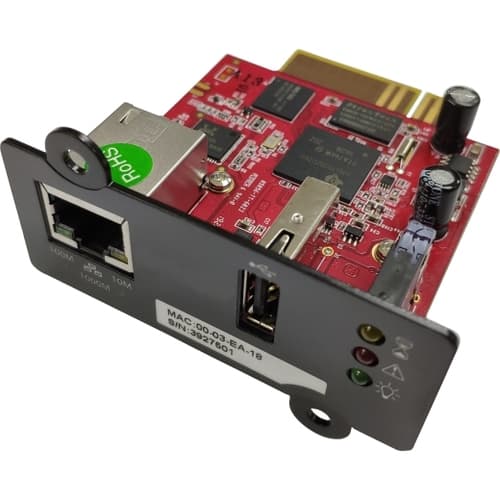 APC - Remote management adapter - for Easy UPS 3S E3SUPS10KHB, E3SUPS10KHB1, E3SUPS30KHB, E3SUPS40KHB2
