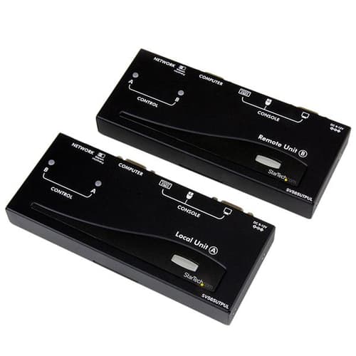 StarTech.com Long Range 1000 ft USB VGA KVM Over CAT5/5e CAT6 UTP Extender - KVM Console Over Ethernet for multiple servers/PC's IT Grade (SV565UTPUL) - KVM extender - over CAT 5/5e - up to 300 m - for P/N: IM12D1500P, SV1631DUSBUK, SV831DUSBUK, SVA12M2NEUA, SVA12M5NA, SVECONUS15, SVECONUS6