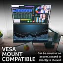 Acer PD193QE Foldable Portable Monitor - Dual 18.5 Screens, Full HD (1920x1080), IPS, 100Hz, 4ms, Integrated Kickstand" thumbnail 5