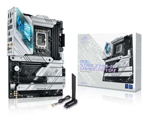 ASUS ROG Strix Z790-A Gaming WiFi D4 - Motherboard - ATX - LGA1700 Socket - Z790 Chipset - USB 3.2 Gen 2x2, USB 3.2 Gen 2, USB-C 3.2 Gen2, USB 3.2 Gen 1 - 2.5 Gigabit LAN, Wi-Fi 6, Bluetooth - onboard graphics (CPU required) - HD Audio (8-channel)